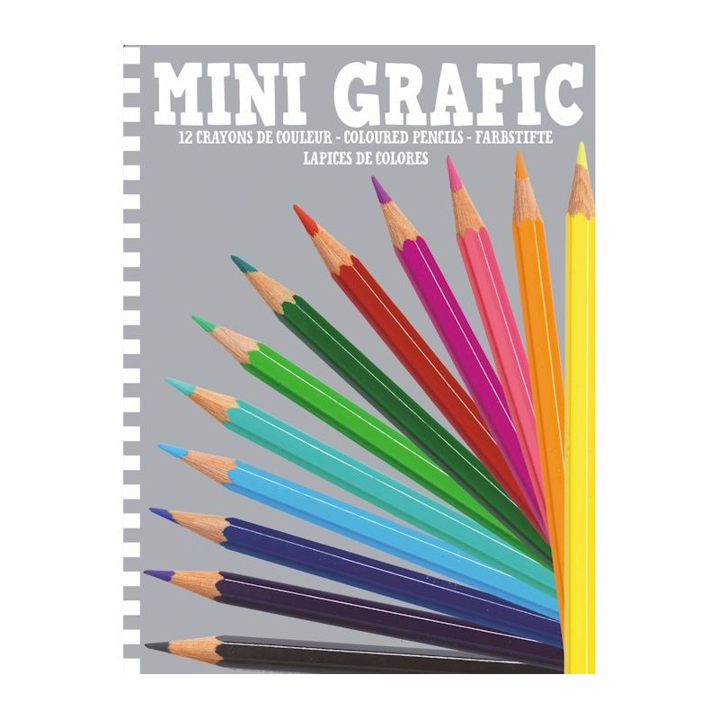 12 mini crayons de couleur DJECO 5395