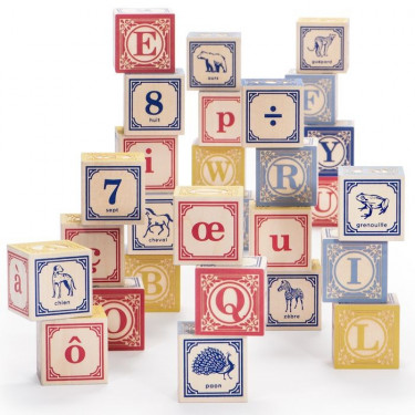 Cubes alphabet Uncle Goose