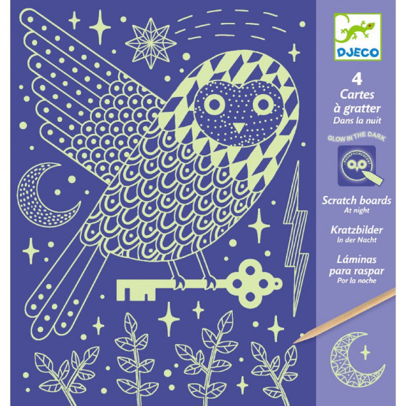 Kit créatif carte à gratter oiseau – Magasin de jouets et jeux