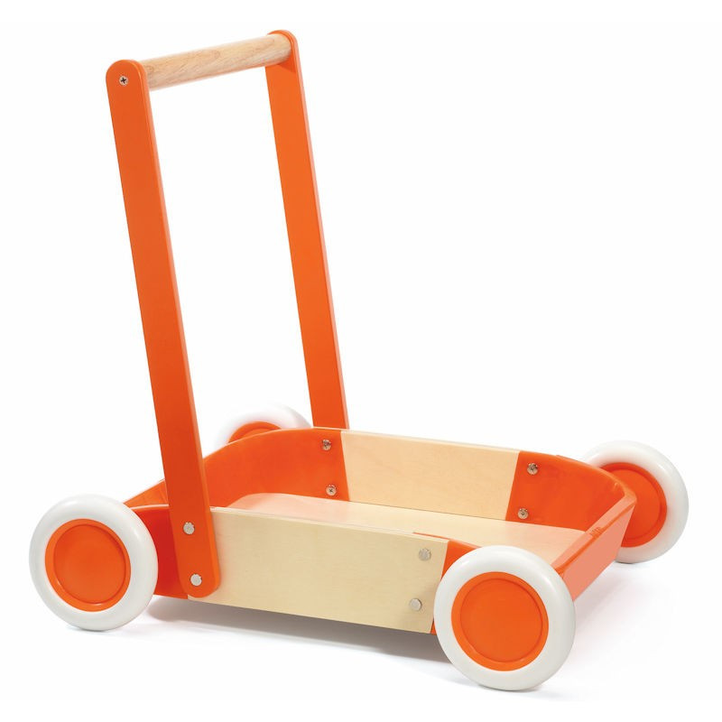 Chariot de marche jouet en bois