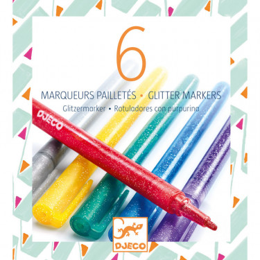 6 tubes de peintures à doigts DJECO - multicolore, Jouet