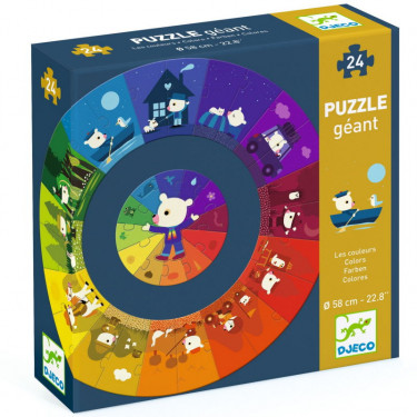 Puzzle duo bolides - jouet d'éveil et éducatif - Djeco