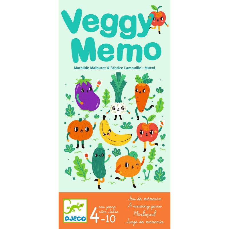 Mémo Duo - Fruits et Légumes - Jeux éducatifs et créatifs - ETHIQ