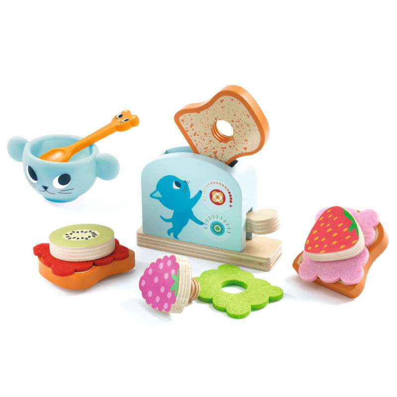 L'ensemble grille-pain et déjeuner en bois, Tender Leaf Toys, Jouets et  peluches, Enfants