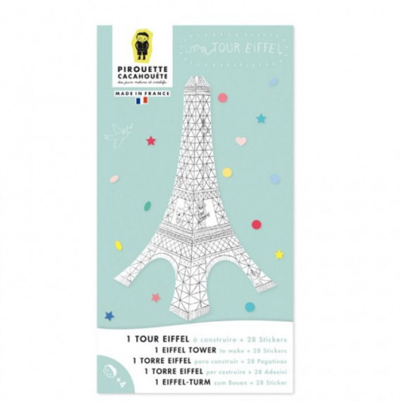 Puzzle + Livre La Tour Eiffel - Coffret