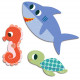 Gommettes autocollantes "Animaux de la mer" Stickers pour enfants Djeco 57