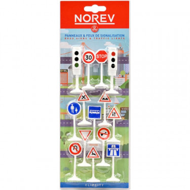 Panneaux de signalisation pour petites voitures Norev