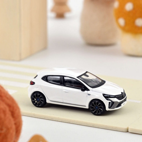 Renault Clio Esprit Alpine blanche 2024, jouet voiture Norev 1/64