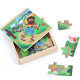 Coffret de 4 puzzles en bois "Le petit poucet" Ingela P. Arrhenius - VILAC 7631