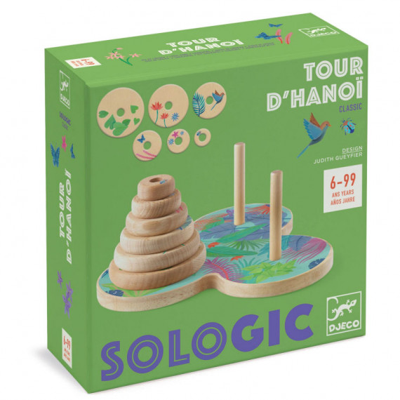 Tour d'Hanoï - Jeu Sologic de DJECO 0812