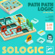 PATH PATH LOGIC - Jeu Sologic de DJECO 0811