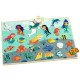 Puzzle en bois 'Puzzlo Sea' 22 pcs DJECO 1833