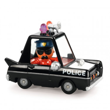 Hurry Police Voiture Crazy Motors DJECO 5473