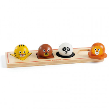 Puzzle d'encastrement en bois "Ball'n'Co" DJECO 1120