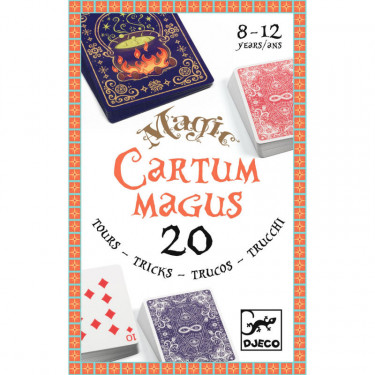 Jeux de cartes CARTUM MAGUS, coffret de cartomagie DJECO 9961