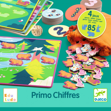 Primo Chiffres - jeu Eduludo DJECO 8265