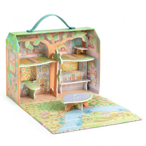 Maison des bois tinyly de Sylvia & Fox Djeco 6966