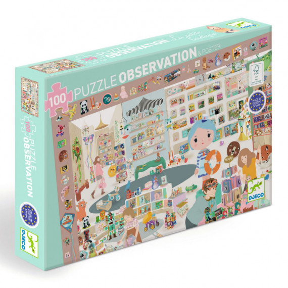 La petite boutique Djeco, Puzzle observation 100 pcs DJECO 7513