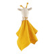 Doudou girafe en mousseline de coton jaune moutarde SIGIKID 39926