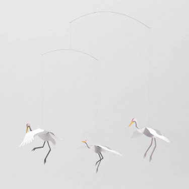 Mobile en papier "La danse des grues" Flensted Mobiles