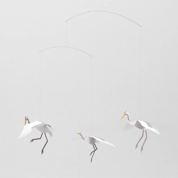 Mobile en papier "La danse des grues" Flensted Mobiles