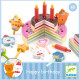 "Happy Birthday" gâteau d'anniversaire, jouet dinette DJECO 5512