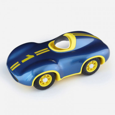 Voiture Playforever Le Mans bleue et jaune 'SPEEDY'