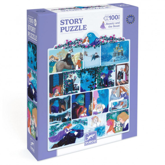 Story puzzle Djeco La Belle et la Bête 100 pcs DJECO 7055