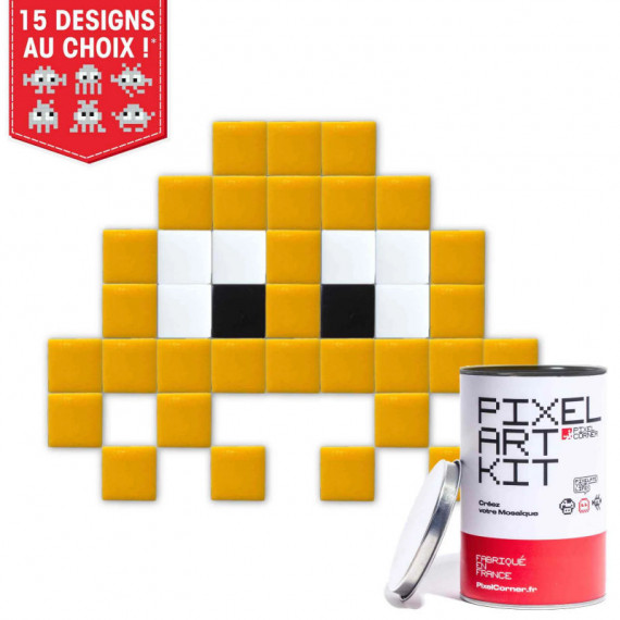 Pixel Art Kit Alien jaune by PIXEL CORNER