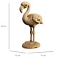 Puzzle sculpture 3D en carton - Flamant rose - Cartonic