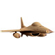 Puzzle sculpture 3D en carton - F16 Fighting Falcon - Cartonic