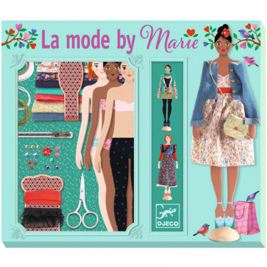 Coffret atelier de mode "La mode by Marie" DJECO 9335