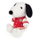 Peluche Snoopy assis avec son blouson universitaire - 20cm