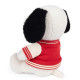 Peluche Snoopy assis avec son blouson universitaire - 20cm