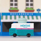 Macaron Van voiture Candylab TOYS - Vert menthe