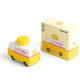 Macaron Van voiture Candylab TOYS - Jaune citron