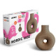 Puzzle sculpture 3D en carton - Vase nordique - Cartonic