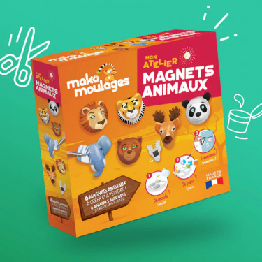 Magnets animaux, Mon atelier Mako Moulages 39095