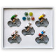 Coffret jeu 5 cyclistes _ Bernard & Eddy