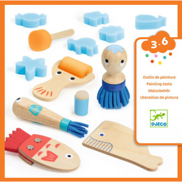 Outils de peinture pour enfants - DJECO 9014