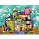 "Halloween - La Maison Hantée" Puzzle silhouette 36 pcs CROCODILE CREEK