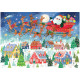 Puzzle de Noël "La visite du Père Noël" Puzzle 100 pcs CROCODILE CREEK