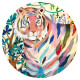 Puzzle 1000 pcs Rainbow tigers DJECO 7647