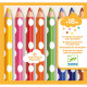 8 crayons de couleur pour les petits DJECO 9004