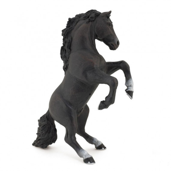 Cheval cabré noir, figurine PAPO 51522