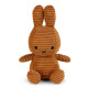 Peluche Miffy en velours côtelé cannelle 23cm