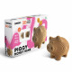 Puzzle sculpture 3D en carton - Tirelire cochon - Cartonic