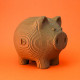 Puzzle sculpture 3D en carton - Tirelire cochon - Cartonic