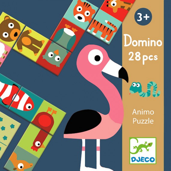 Mémo animo puzzle 30 pièces - jeu éducatif enfant - Djeco