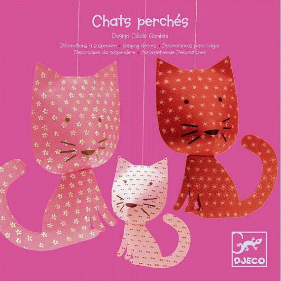 Chats Perches Decorations A Suspendre Djeco 4955